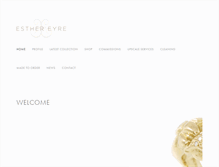 Tablet Screenshot of esthereyre.com